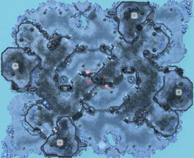 Frozen labyrinth