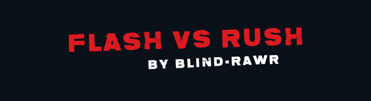 Flash vs Rush by Blind-Rawr